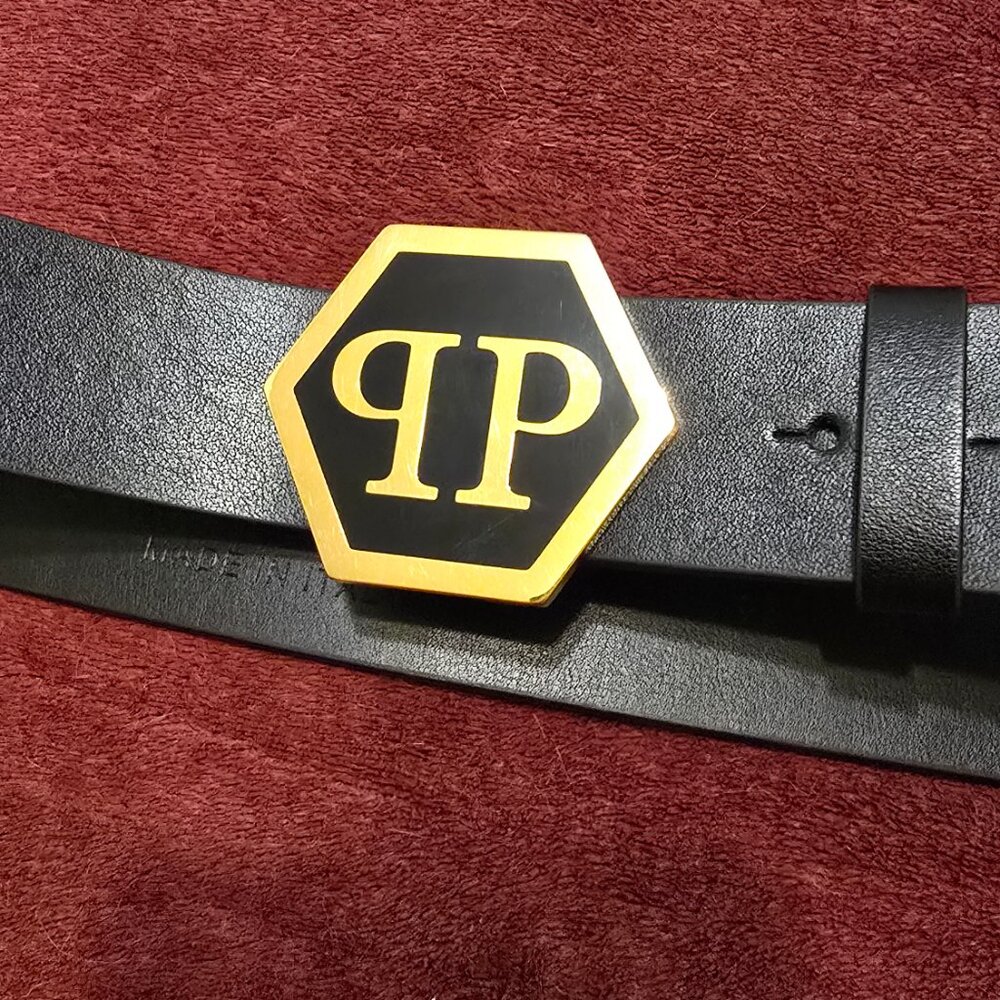 Philipp Plein Gold PP Black 95cm